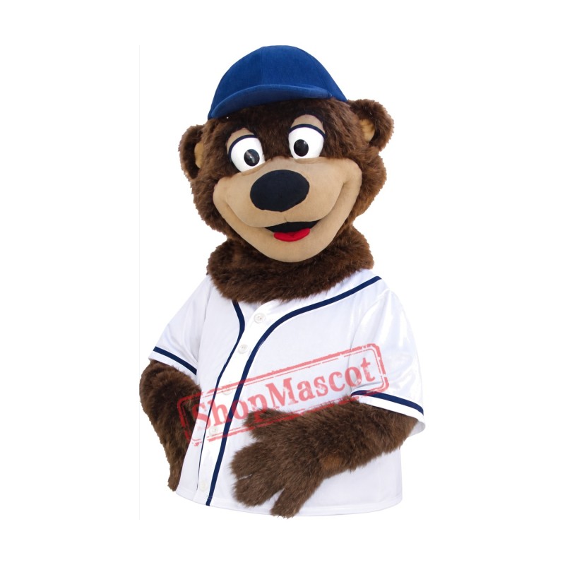 Superb Sport Bear Mascot Costume Superb Sport Bear Mascot Costume