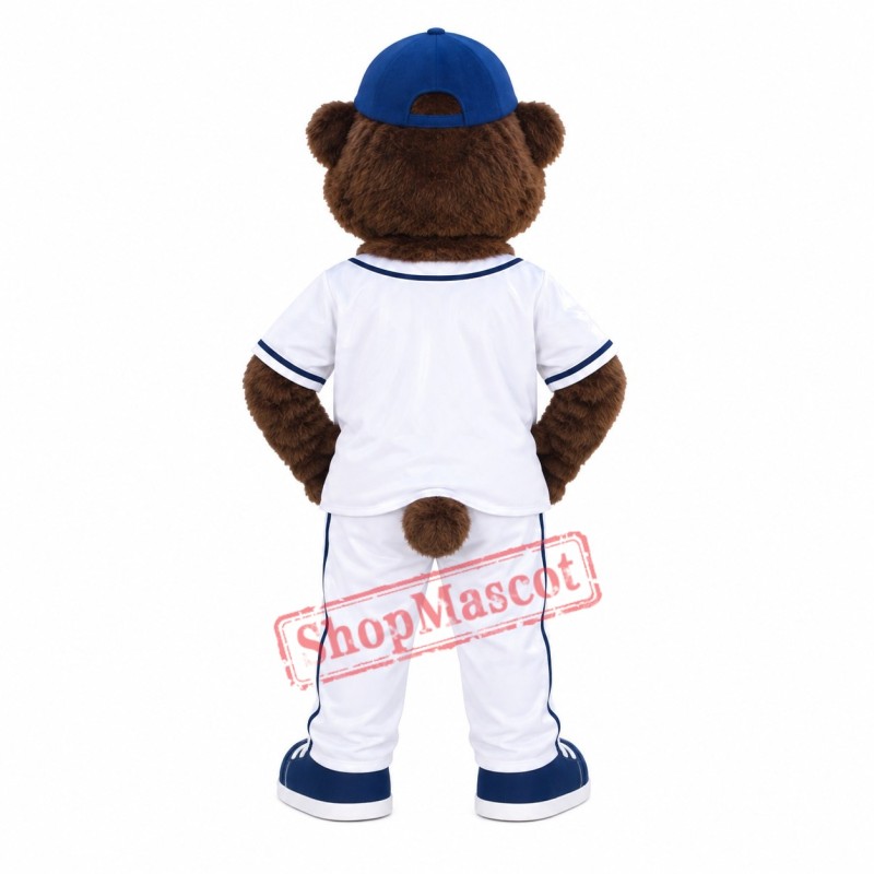 Superb Sport Bear Mascot Costume Superb Sport Bear Mascot Costume