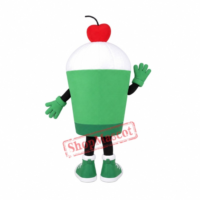 Superb Cupcake Mascot Costume Superb Cupcake Mascot Costume