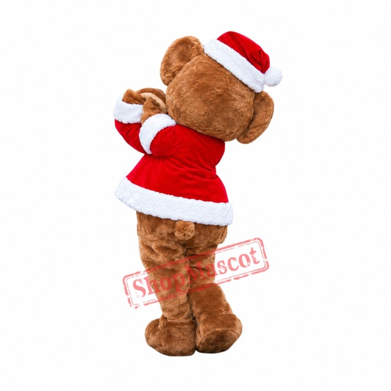 Christmas Monkey Mascot Costume Christmas Monkey Mascot Costume