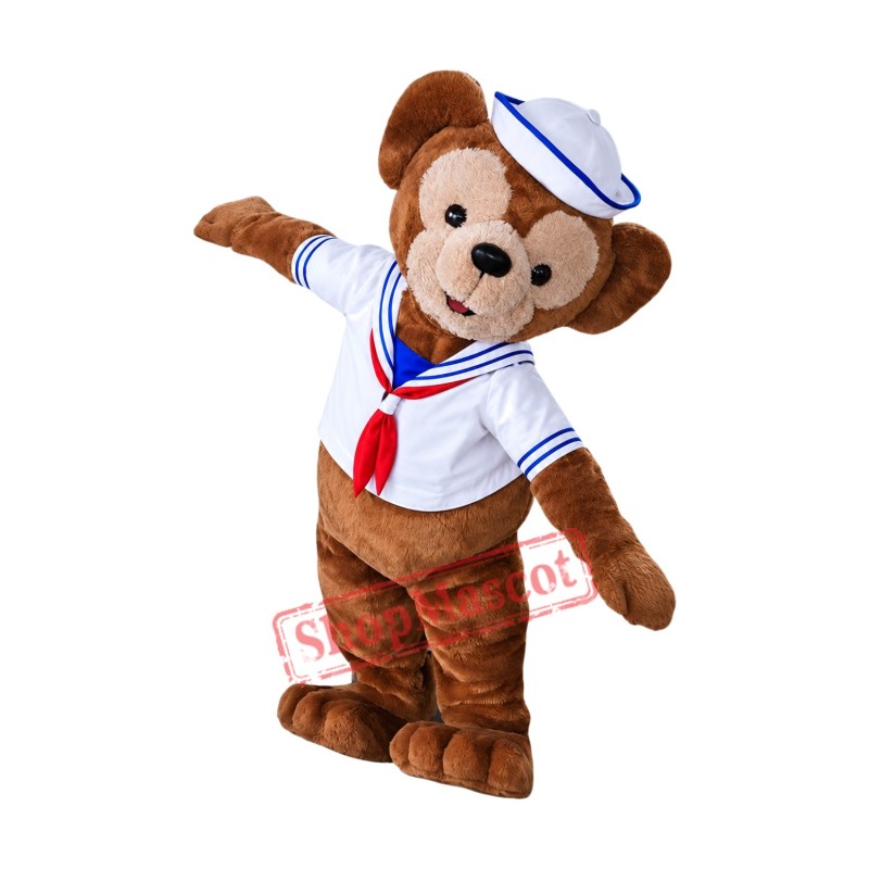 Navy Monkey Mascot Costume Navy Monkey Mascot Costume