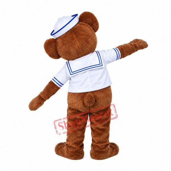Navy Monkey Mascot Costume Navy Monkey Mascot Costume