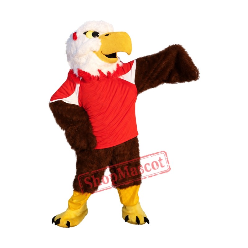 Superb Sport College Eagle Mascot Costume Superb Sport College Eagle Mascot Costume
