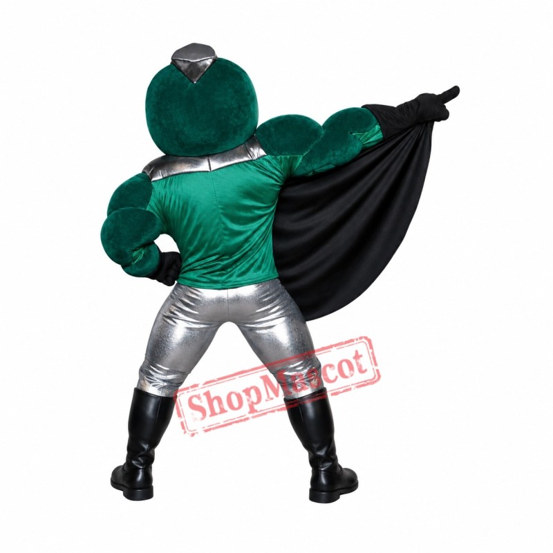 Power Green Titan Mascot Costume Power Green Titan Mascot Costume