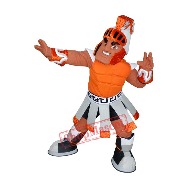 Orange Titan Mascot Costume Orange Titan Mascot Costume