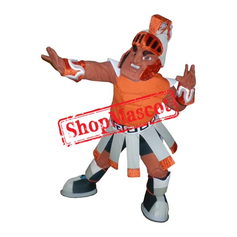 Orange Titan Mascot Costume