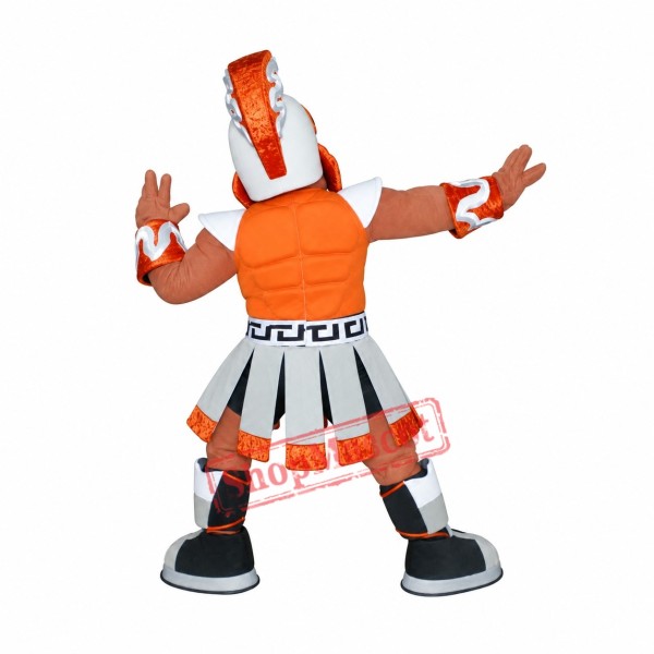 Orange Titan Mascot Costume Orange Titan Mascot Costume