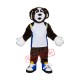 Superb Brown & White Dog Mascot Costume Superb Brown & White Dog Mascot Costume