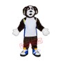 Superb Brown & White Dog Mascot Costume