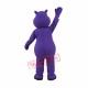 Superb Purple Hippo Mascot Costume Superb Purple Hippo Mascot Costume