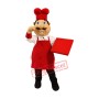 Superb Pizza Chef Mascot Costume
