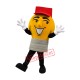 Yellow Light Bulb Mascot Costume