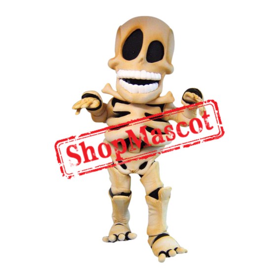 Skeleton Mascot Costume