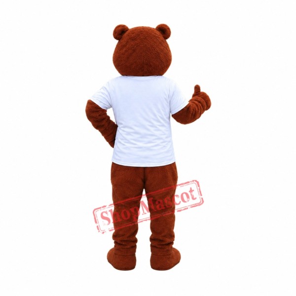 Friendly Realistic Beaver Mascot Costume Friendly Realistic Beaver Mascot Costume