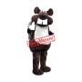 Realistic Friendly Beaver Mascot Costume