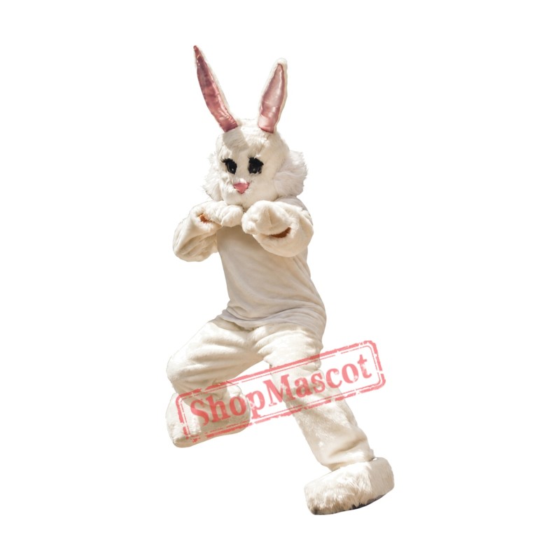 Energetic Bunny Mascot Costume Energetic Bunny Mascot Costume