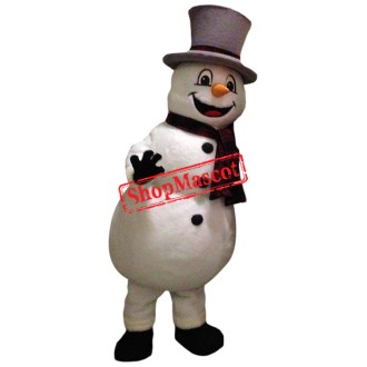 Affordable Friendly Snowman Mascot Costume