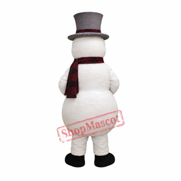 Affordable Friendly Snowman Mascot Costume