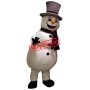 Affordable Friendly Snowman Mascot Costume