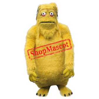 Superb Yellow Monster Mascot Costume
