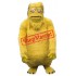 Superb Yellow Monster Mascot Costume