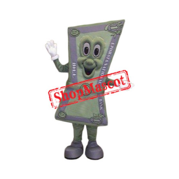 Happy Dollar Bill Mascot Costume