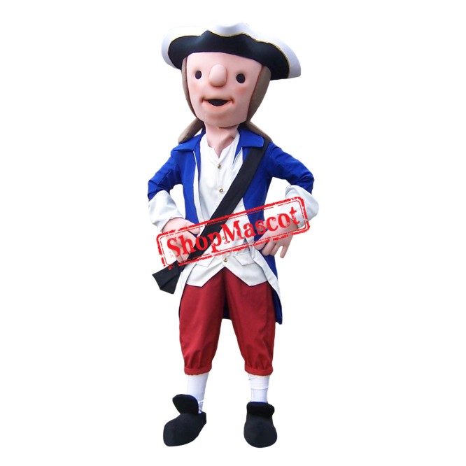Cute Patriot Mascot Costume