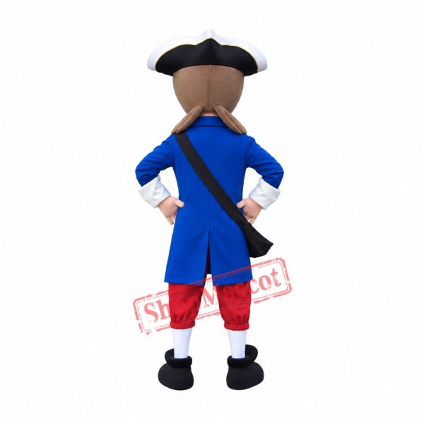 Cute Patriot Mascot Costume