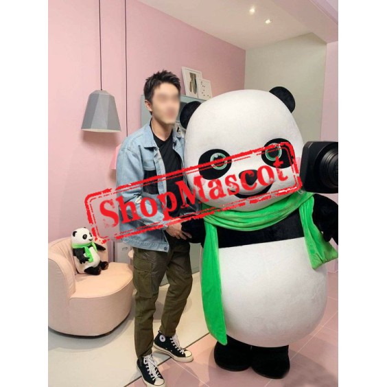 Superb Happy Panda Mascot Costume