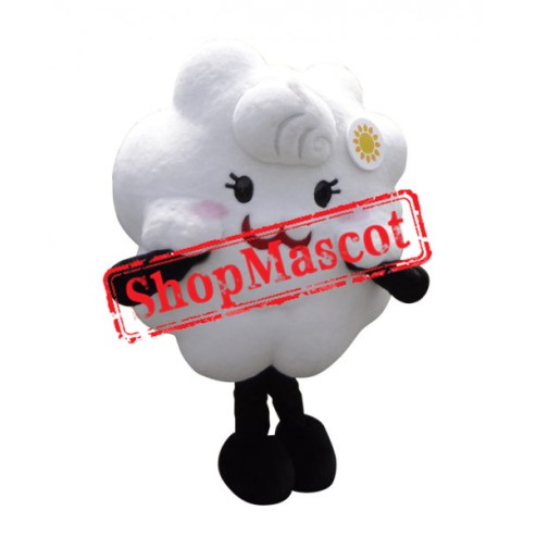 White Cloud Mascot Costume