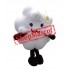 White Cloud Mascot Costume