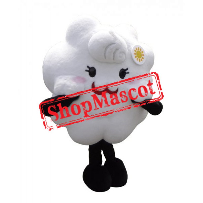 White Cloud Mascot Costume