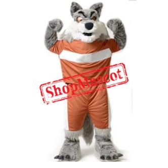 Superb Power Wolf Mascot Costume