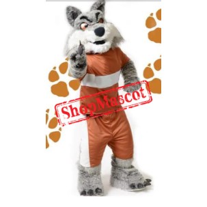 Superb Power Wolf Mascot Costume