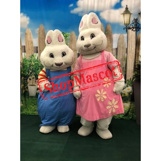 Max & Ruby Bunny Mascot Costume