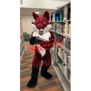 Superb Red Fox Mascot Costume