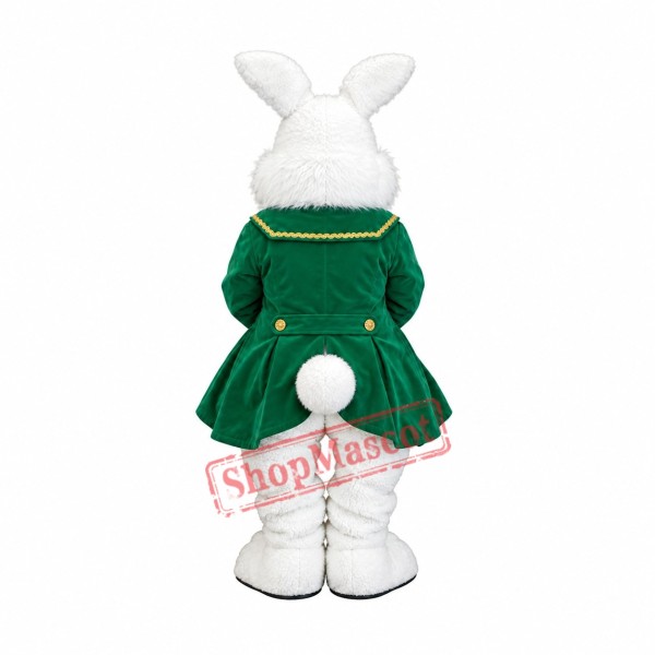 Easter Green Wendell Rabbit Mascot Costume Easter Green Wendell Rabbit Mascot Costume