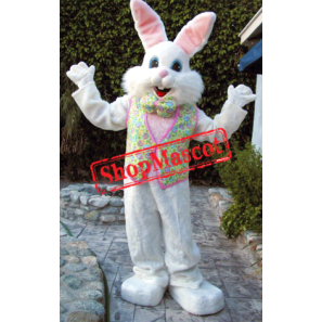 Happy Lightweight Easter Bunny Mascot Costume