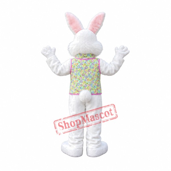 Happy Lightweight Easter Bunny Mascot Costume
