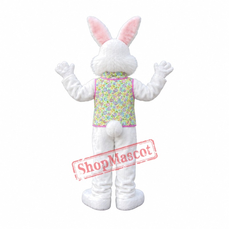 Happy Lightweight Easter Bunny Mascot Costume