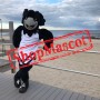 Black College Hawk Mascot Costume