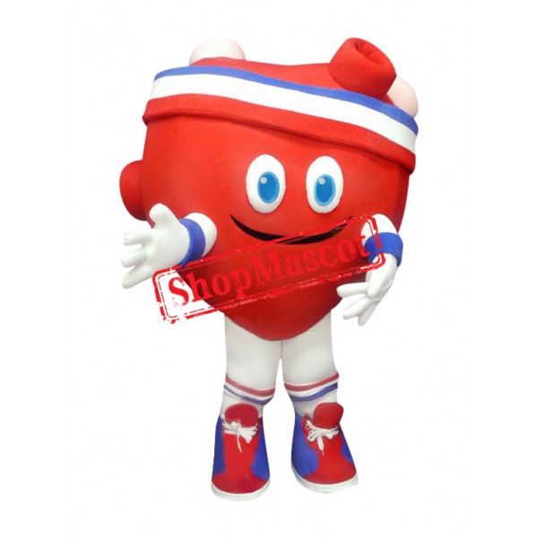Realistic Heart Mascot Costume
