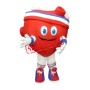 Realistic Heart Mascot Costume