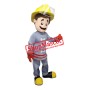 Professional Fireman Mascot Costume