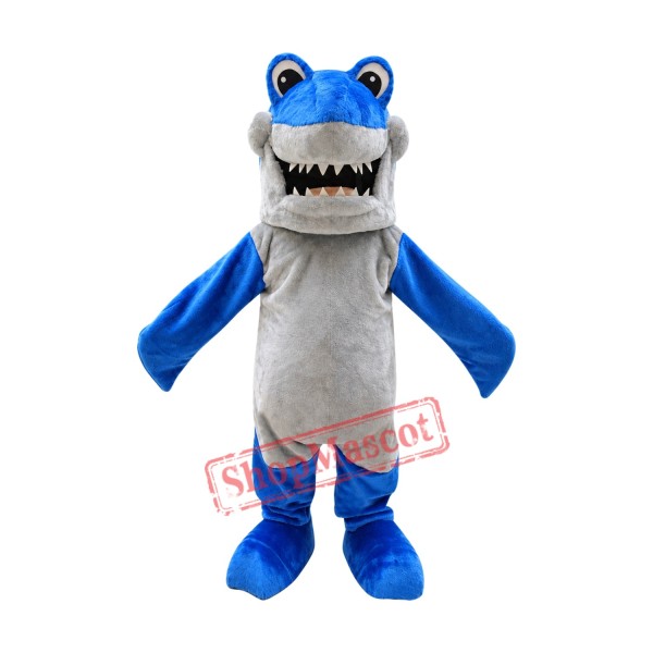 Superb Lightweight Blue Shark Mascot Costume