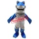 Superb Lightweight Blue Shark Mascot Costume