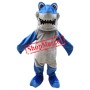 Superb Lightweight Blue Shark Mascot Costume