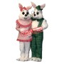 Friendly Mr & Mrs Rabbit Mascot Costume