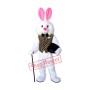 Red Eye Easter Bunny Mascot Costume