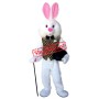 Red Eye Easter Bunny Mascot Costume